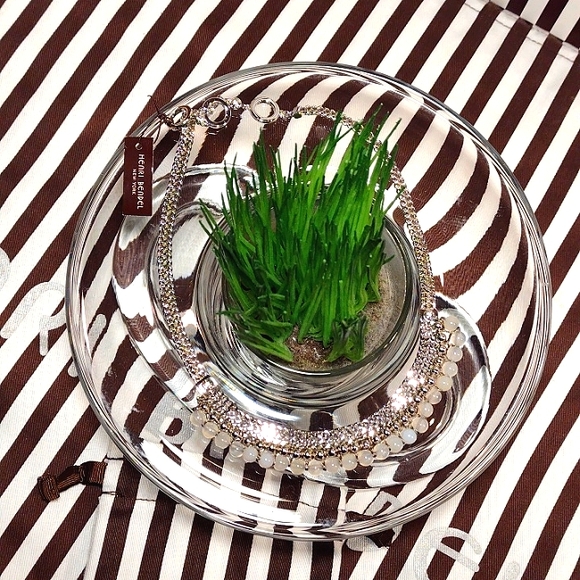 NWT Henri Bendel beaded collar necklace